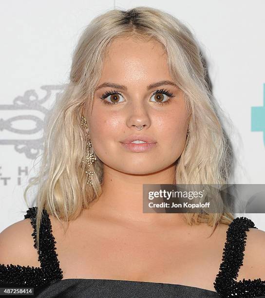 Actress Debby Ryan arrives at the 6th Annual Thirst Gala at The Beverly Hilton Hotel on June 30, 2015 in Beverly Hills, California.