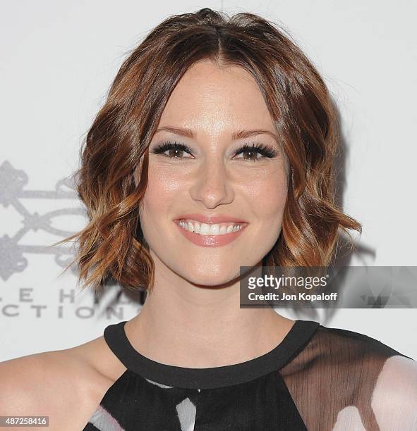 Actress Chyler Leigh arrives at the 6th Annual Thirst Gala at The Beverly Hilton Hotel on June 30, 2015 in Beverly Hills, California.