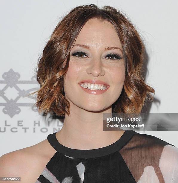 Actress Chyler Leigh arrives at the 6th Annual Thirst Gala at The Beverly Hilton Hotel on June 30, 2015 in Beverly Hills, California.