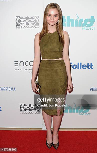 Actress Kerris Dorsey arrives at the 6th Annual Thirst Gala at The Beverly Hilton Hotel on June 30, 2015 in Beverly Hills, California.