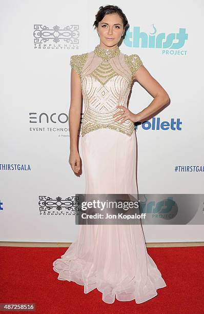 Actress Alyson Stoner arrives at the 6th Annual Thirst Gala at The Beverly Hilton Hotel on June 30, 2015 in Beverly Hills, California.