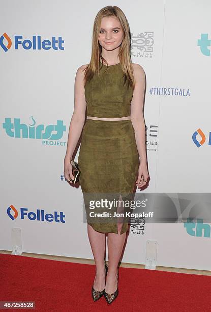 Actress Kerris Dorsey arrives at the 6th Annual Thirst Gala at The Beverly Hilton Hotel on June 30, 2015 in Beverly Hills, California.