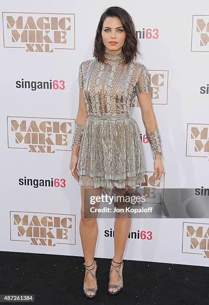 Actress Jenna Dewan Tatum arrives at the Los Angeles Premiere "Magic Mike XXL" at TCL Chinese Theatre IMAX on June 25, 2015 in Hollywood, California.