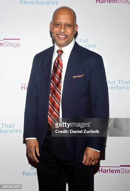 Actor Ruben Santiago-Hudson attends the Harlem Stage 2014 Spring Gala at Harlem Stage Gatehouse on April 28, 2014 in New York City.