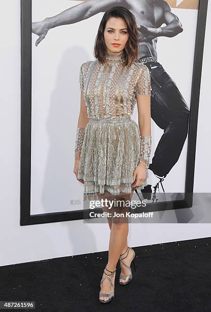 Actress Jenna Dewan Tatum arrives at the Los Angeles Premiere "Magic Mike XXL" at TCL Chinese Theatre IMAX on June 25, 2015 in Hollywood, California.