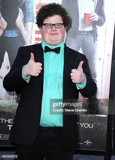 Jesse Heiman arrives at the "Neighbors" - Los Angeles Premiere at Regency Village Theatre on April 28, 2014 in Westwood, California.