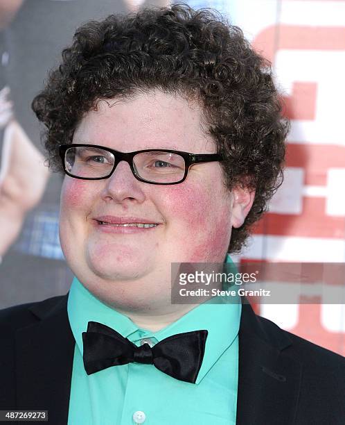 Jesse Heiman arrives at the "Neighbors" - Los Angeles Premiere at Regency Village Theatre on April 28, 2014 in Westwood, California.