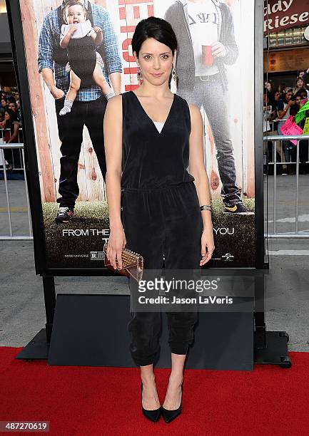 Actress Ali Cobrin attends the premiere of "Neighbors" at Regency Village Theatre on April 28, 2014 in Westwood, California.