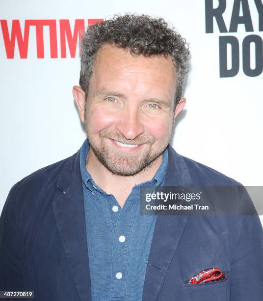 Eddie Marsan arrives at Showtime's "Ray Donovan" special screening and panel discussion held at Leonard H. Goldenson Theatre on April 28, 2014 in...