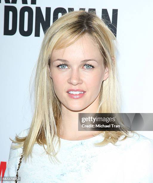 Ambyr Childers arrives at Showtime's "Ray Donovan" special screening and panel discussion held at Leonard H. Goldenson Theatre on April 28, 2014 in...