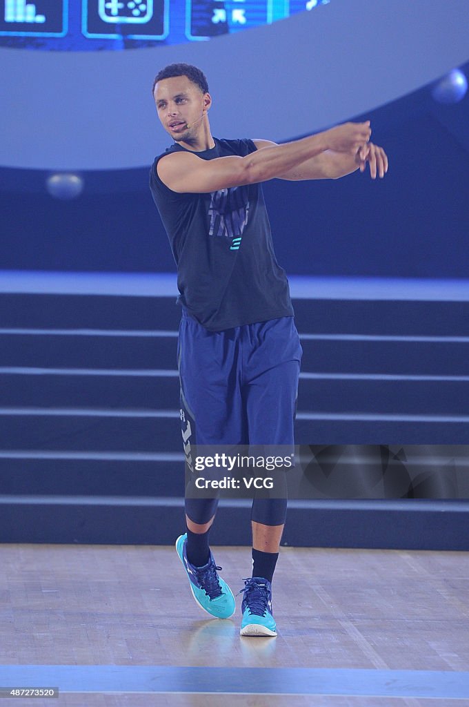 Stephen Curry Attends Commercial Event In Shanghai