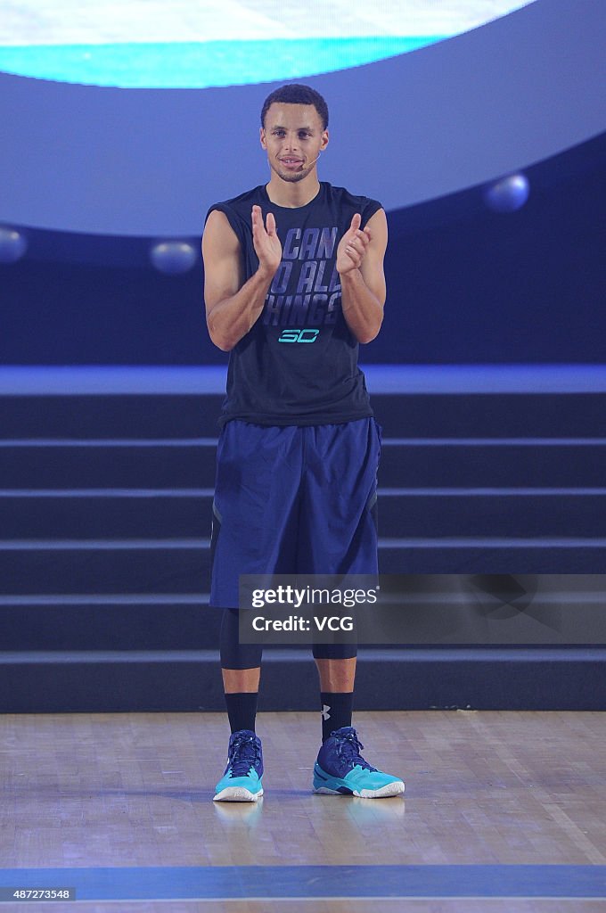 Stephen Curry Attends Commercial Event In Shanghai