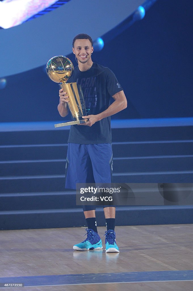 Stephen Curry Attends Commercial Event In Shanghai