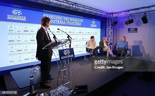 Eamonn Salmon, CEO of the Football Medical Association, Paul Williamson, Lead Perform Physiotherapy, St Georges Park, Grant Downie OBE, Head of...