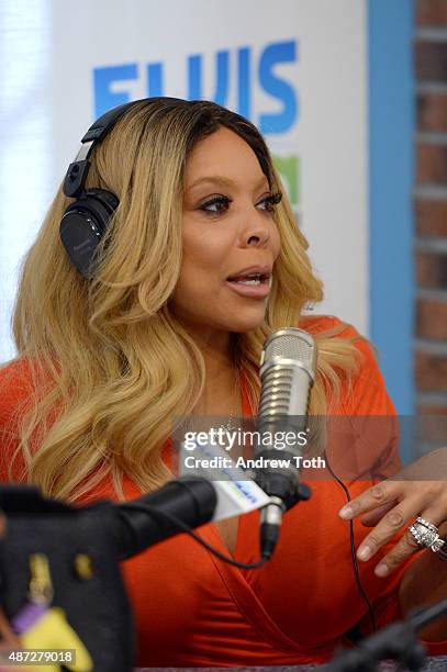 Host Wendy Williams visits The Elvis Duran Z100 Morning Show at Z100 Studio on September 8, 2015 in New York City.