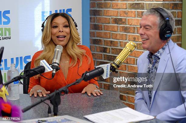 Wendy Williams and Elvis Duran speak during The Elvis Duran Z100 Morning Show at Z100 Studio on September 8, 2015 in New York City.