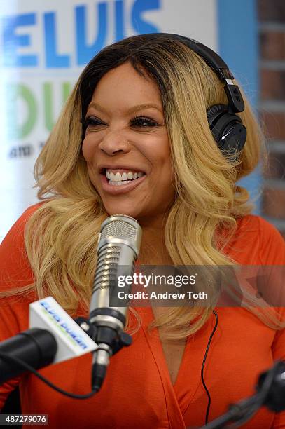 Host Wendy Williams visits The Elvis Duran Z100 Morning Show at Z100 Studio on September 8, 2015 in New York City.