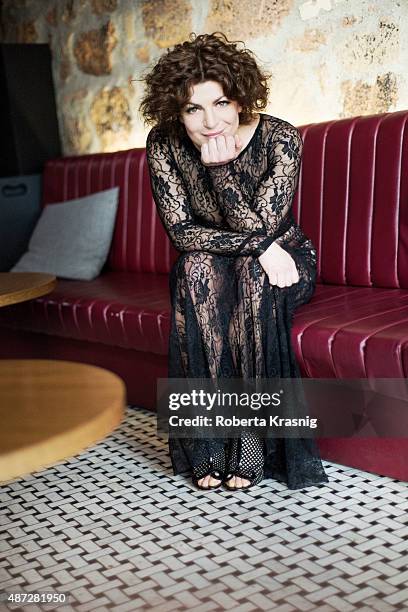 January 15: Actress Bianca Nappi is photographed for Self Assignment on January 15, 2015 in Rome, Italy.
