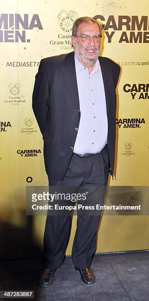 Enrique Gonzalez Macho attends 'Carmina Y Amen' Premiere on April 28, 2014 in Madrid, Spain.