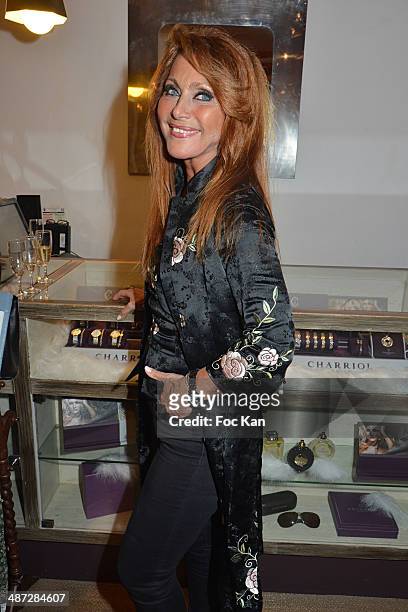 Julie Pietri attends 'Charriol': Ephemeral Boutique opening hosted by Nathalie Garcon at Galerie Vivienne on April 28, 2014 in Paris, France.