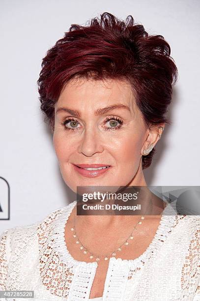 Sharon Osbourne visits "Extra" at their New York studios at H&M in Times Square on September 8, 2015 in New York City.