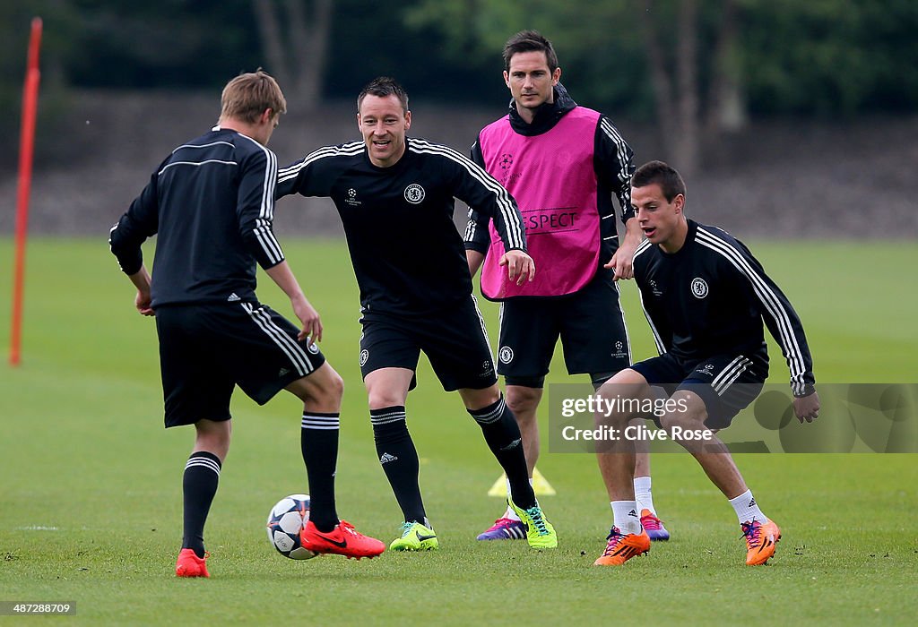 Chelsea Training and Press Conference