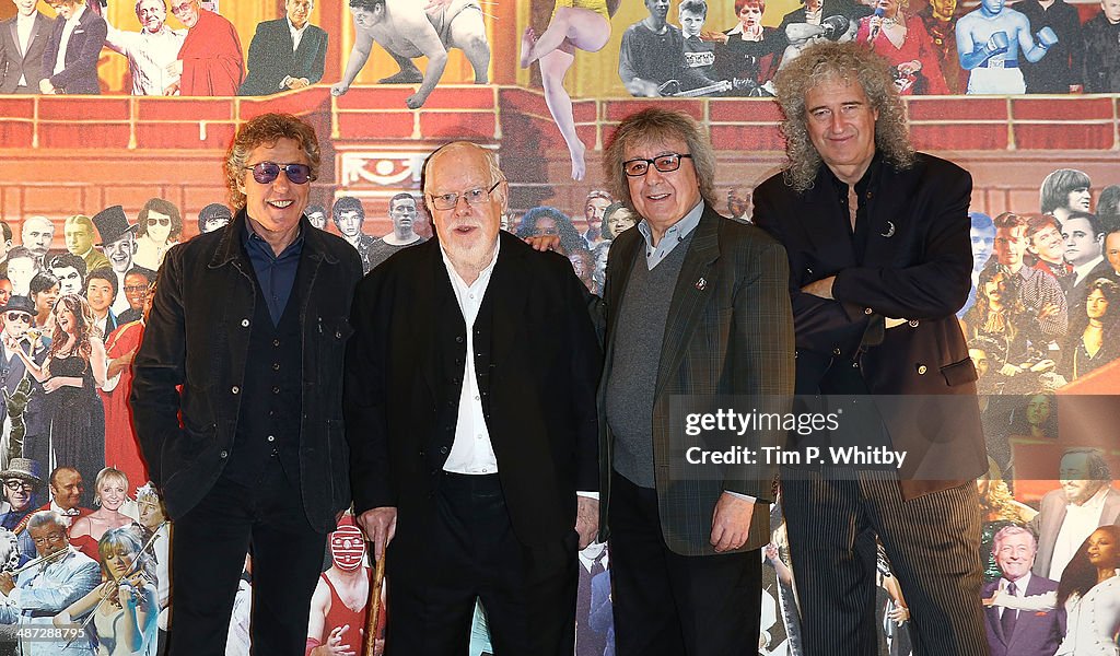 Sir Peter Blake Unveils His New Royal Albert Hall Mural