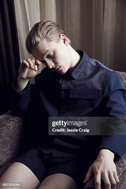 Actor Freddie Fox is photographed for Wonderland magazine in London, England.