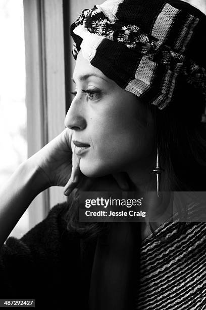 Poet and writer Fatima Bhutto is photographed in London, England.