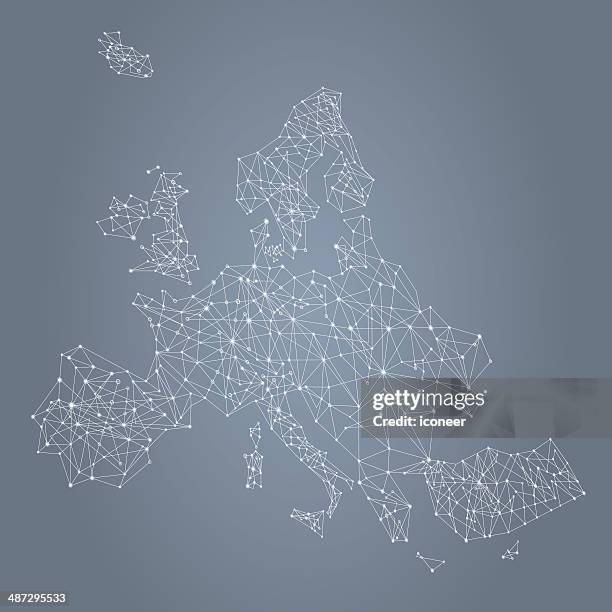European Network Map 3 Continents Photos and Premium High Res Pictures - Getty Images