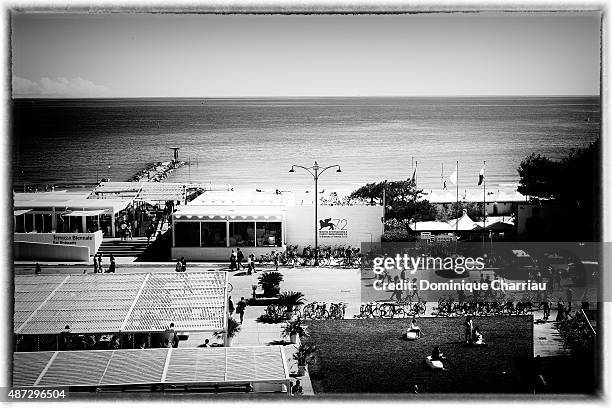 General view during the 72nd Venice Film Festival on September 8, 2015 in Venice, Italy.