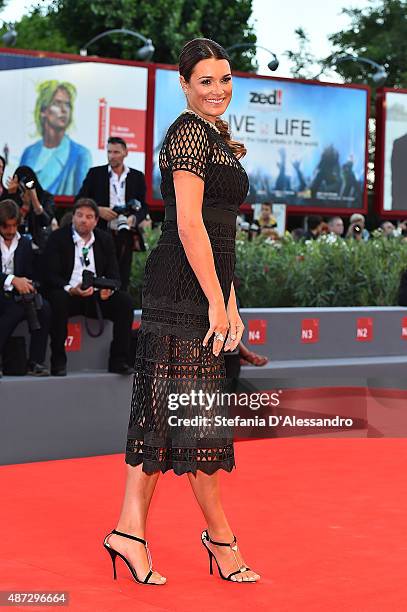 Alena Seredova attends a premiere for 'Blood Of My Blood' during the 72nd Venice Film Festival at on September 8, 2015 in Venice, Italy.