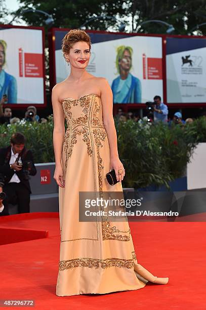 Lidiya Liberman attends a premiere for 'Blood Of My Blood' during the 72nd Venice Film Festival at on September 8, 2015 in Venice, Italy.