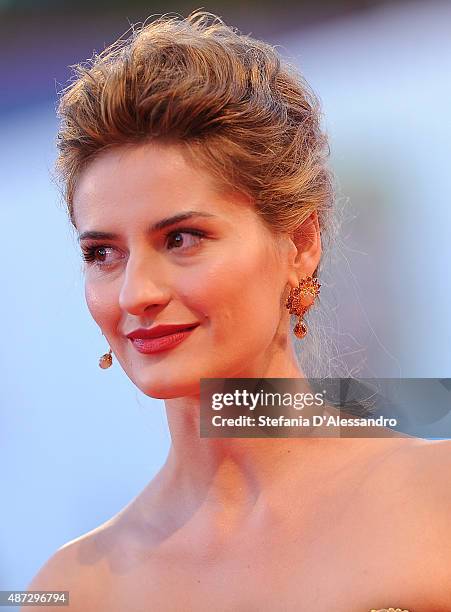 Lidiya Liberman attends a premiere for 'Blood Of My Blood' during the 72nd Venice Film Festival at on September 8, 2015 in Venice, Italy.