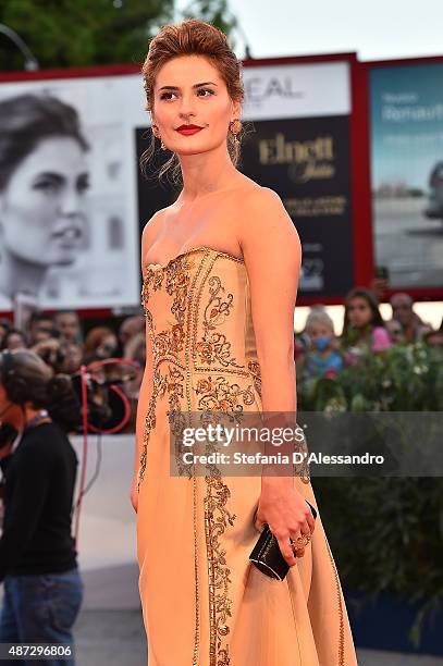 Lidiya Liberman attends a premiere for 'Blood Of My Blood' during the 72nd Venice Film Festival at on September 8, 2015 in Venice, Italy.