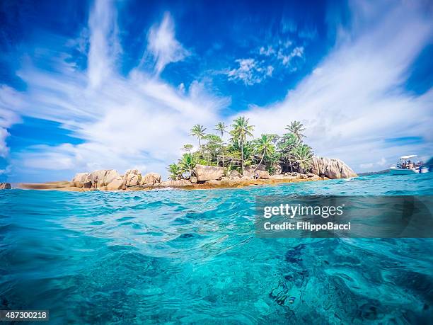st pierre island - seychelles - praslin island stock pictures, royalty-free photos & images