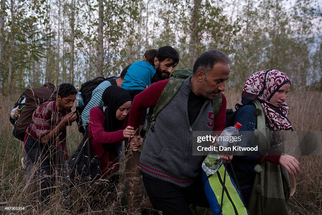 Refugees Are Smuggled Past Authorities In Hungary