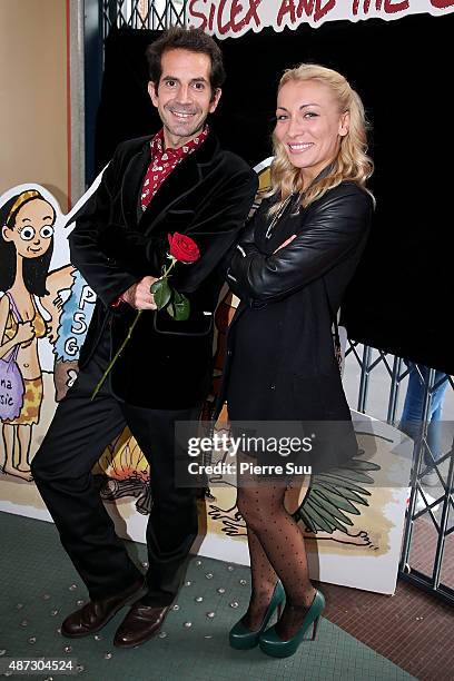 Comic Creator Jul and Inna Shevchenko attends'Silex And The City'Paris Premiere at Cinema Le Louxor on September 8, 2015 in Paris, France.