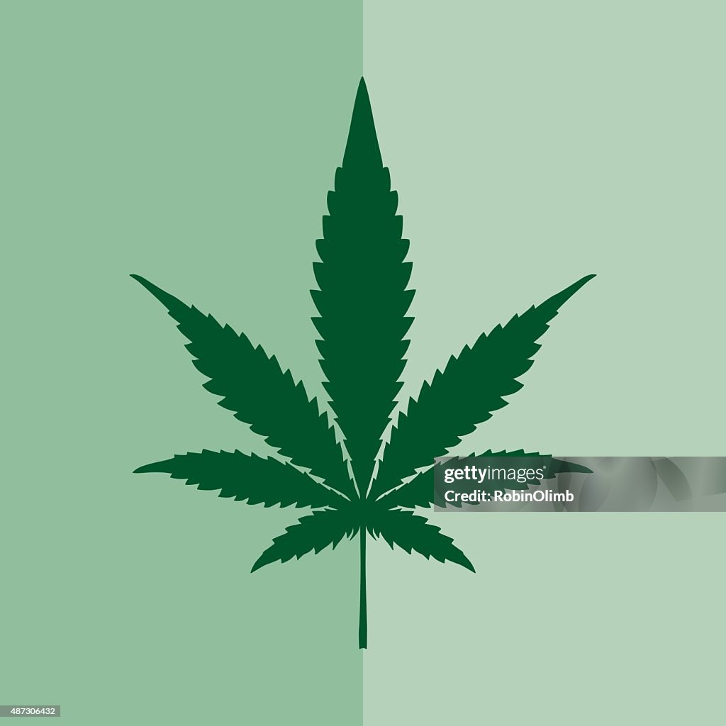 Icono de marihuana Square