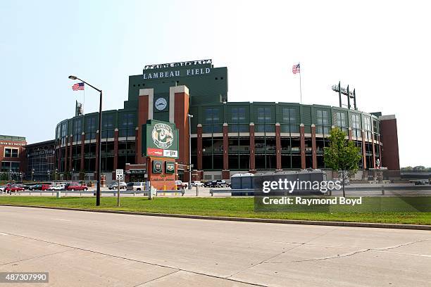 Lambeau Field, home of the Green Bay Packers football team on August 31, 2015 in Green Bay, Wisconsin.