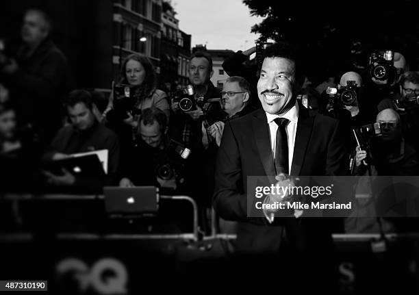 Lionel Richie attends the GQ Men Of The Year Awards at The Royal Opera House on September 8, 2015 in London, England.