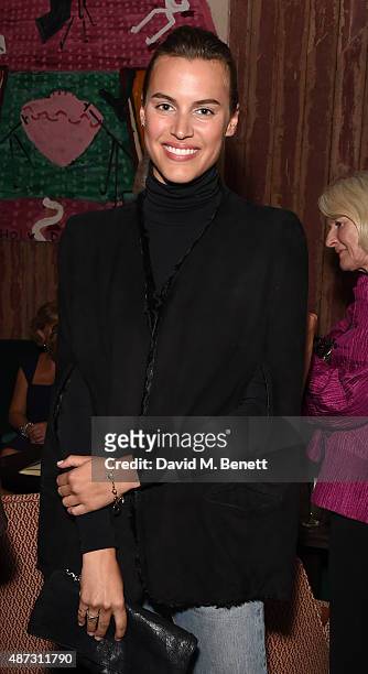 Alana Bunte attends the launch of the Academicians' Room private members club in The Keeper's House at The Royal Academy of Arts on September 8, 2015...