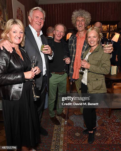 Mariella Frostrup and Guests attend the launch of the Academicians' Room private members club in The Keeper's House at The Royal Academy of Arts on...