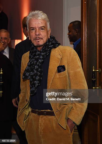 Nicky Haslam attends the launch of the Academicians' Room private members club in The Keeper's House at The Royal Academy of Arts on September 8,...