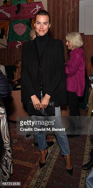 Alana Bunte attends the launch of the Academicians' Room private members club in The Keeper's House at The Royal Academy of Arts on September 8, 2015...