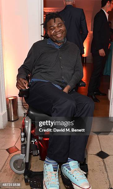 Yinka Shonibare attends the launch of the Academicians' Room private members club in The Keeper's House at The Royal Academy of Arts on September 8,...