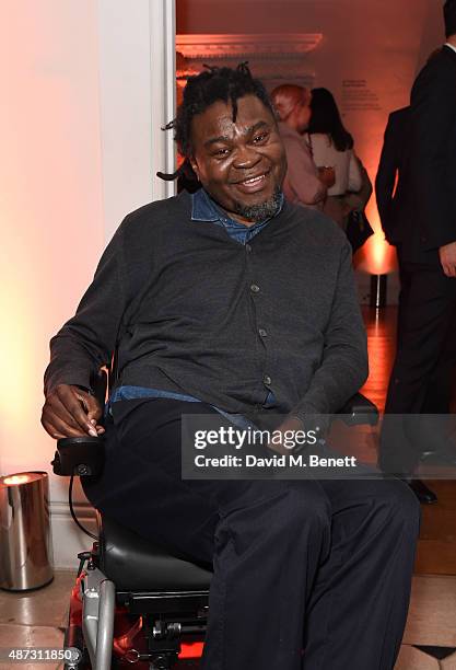 Yinka Shonibare attends the launch of the Academicians' Room private members club in The Keeper's House at The Royal Academy of Arts on September 8,...