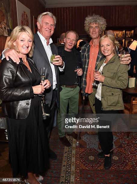 Mariella Frostrup and Guests attend the launch of the Academicians' Room private members club in The Keeper's House at The Royal Academy of Arts on...