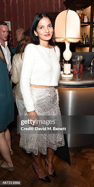 Yasmin Mills attends the launch of the Academicians' Room private members club in The Keeper's House at The Royal Academy of Arts on September 8,...