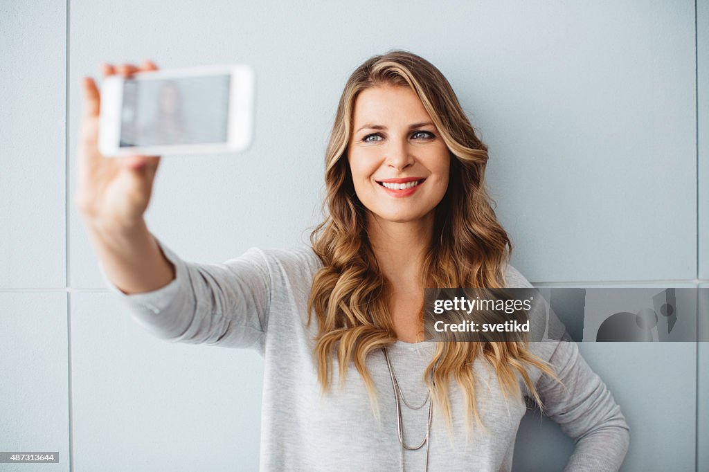 Beautiful mid-age woman.